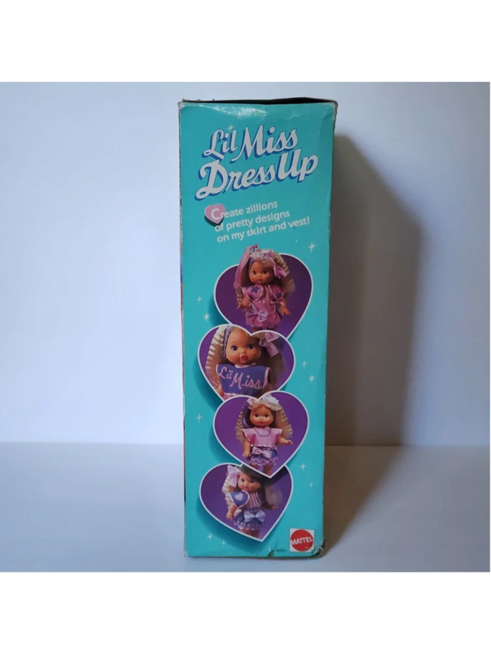 Vintage 1989 Mattel Lil Miss Dress Up Doll 4097 Brand New In Box NIB 80s Rare
